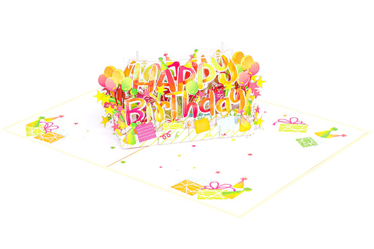 Happy Birthday Pop Up Card