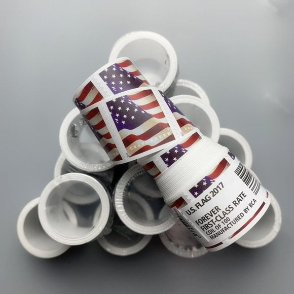 1 Roll USPS Flag Forever Postage Stamp- Total of 100 Stamps